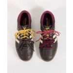 adidas Originals Samba OG double lace sneakers in brown