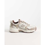 New Balance 530 sneakers in white and brown