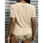 Thanksgiving Graphic Women T Shirt Gobble Till You Wobble Thanksgiving Autumn Turkey Thankful T-Shirt Fall Clothes For Women Fall Outfit For Women