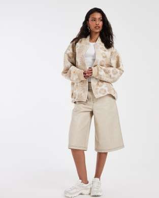 Nike Athlete Collections print jacket in beige